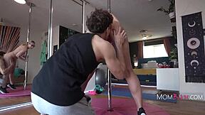 Pole Dancing Pounding Parker Ambrose In Workout