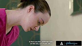 Masseuse Hazel Moores LICKS Big Naturals In PASSIONATE SEX