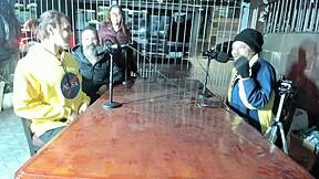 ma santos, binho ted inviting rafão otaku to give ass to luana reis live on incancelaveis podrecast