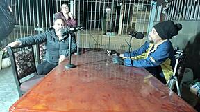 ma santos, binho ted inviting rafão otaku to give ass to luana reis live on incancelaveis podrecast