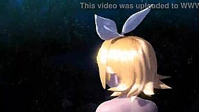 kagamine rin meiko and haku in knife project diva nude mod