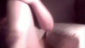 Man, she loves that cream, caught on hiddencam while spying her big tits during massage, oops!