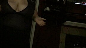 What the wife wears when she wants dick: 42f with natural big tits