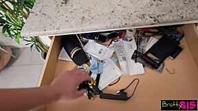 Melanie Marie Seduces Stepbro into Sexual Fantasy