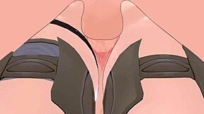 Video 385 features a cartoon anime hentai scene with big ass and creampie.