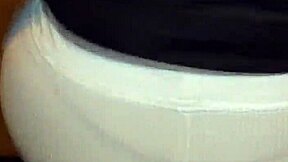 A Venezuelan milf with a curvy ass in red thong gets teased with money for sex in part 1