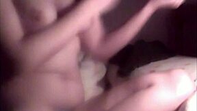 Man, she loves that cream, caught on hiddencam while spying her big tits during massage, oops!