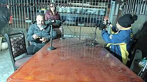 ma santos, binho ted inviting rafão otaku to give ass to luana reis live on incancelaveis podrecast