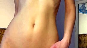 petite teen 18+ maiskii plays with dildo in ripped clothes