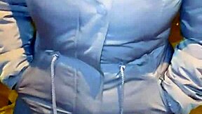 A Venezuelan milf with a curvy ass in red thong gets teased with money for sex in part 1