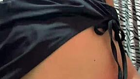 My sister-in-law arrives in sexy dress eager for fun