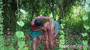 Two college students fuck intensely with big tits and squirting inside the bush during school hours