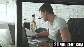 21Innocent Com - Ivanas Toe-Sucking Delight During Heated Bedroom Brawl With Blowjob Fetish