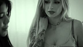 Latina Milf Brunette Hyley Winters and Diabella Eclair Explore First Lesbian Cunilingus with Muff Diving