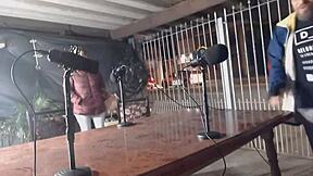 ma santos, binho ted inviting rafão otaku to give ass to luana reis live on incancelaveis podrecast