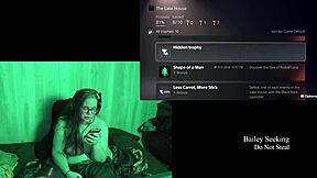 Naked BBW flaunts big natural tits and ass at lake house