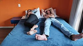 Could I resist that sexy ass? Filled sister-in-law's pussy with cum