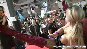 Filthy Blonde Slut Rubs Her Twat!