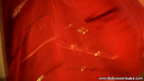 Beautiful Brunette Undresses In India