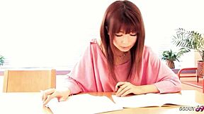 petite japanese step-sister caught wet while masturbating for sneaky fun