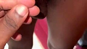 Thick black ghanaian dick fucked big black ass