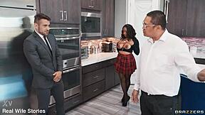 Quincy Roee Sneaks Doggystyle Fucking With Big Tits Riding.