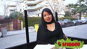 Curvy Colombian Babe Maria Sandovals First Big Black Dick Meeting!