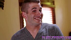 horny cougar asks for taboo cum after sucking and fucking