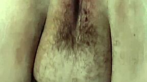 Fat hairy pussy gets fisted hard in extreme closeup action