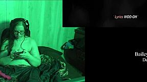 Naked BBW flaunts big natural tits and ass at lake house