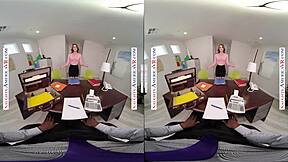 Naughty America Kenzie Fucks You in Office with Titty Fuck