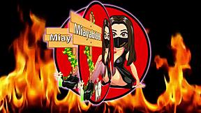 I slammed a Thai slut in stockings, her moans echoing loud