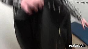 the perfect czech teen gets tempted in the mall and anally reamed in pov