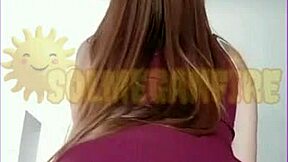 Very Horny Pregnant Redhead Couldn't Wait For Husband. She Had To Masturbate First!