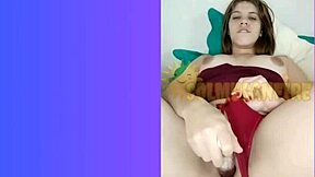 Very Horny Pregnant Redhead Couldn't Wait For Husband. She Had To Masturbate First!