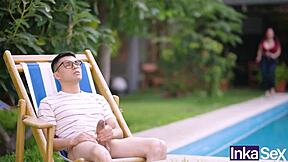 Mi Madrastra Y Su Amiga Milf Me Follan Por Ser Tímido