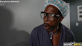 Ameena Bends Over For Interracial Creampie Facial On Small Tits!