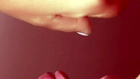 Japanese girl swallows cum