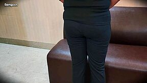 Latina Riya rips clothes in femdom pussy trial