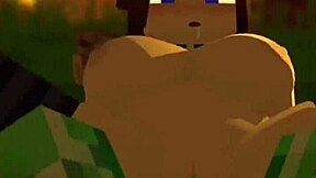 Jenny And Creeper In 3D Pussy Adventure