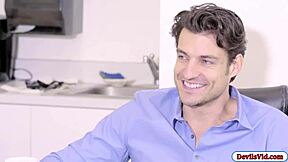 alura fucks her office mate after blowjob?