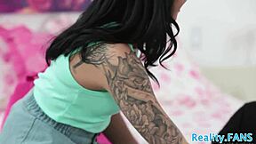 Tiny Hitchhiker Trades Rides For Cock