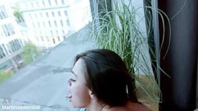 teen 18+ gets sloppy lick, orgasm, and facial from muscular jimmy bud's big cock