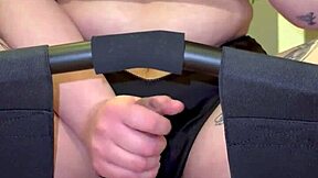 Ride that dick hard in the bedroom with wet hairless pussy and cowgirl panties!