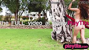 big boobs petite 18+ russian strips outdoors ripping clothes to show hairy ass