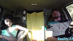 Tiny Hitchhiker Trades Rides For Cock