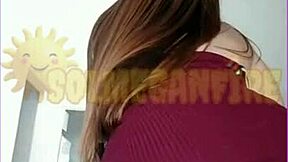 Very Horny Pregnant Redhead Couldn't Wait For Husband. She Had To Masturbate First!