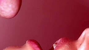 Japanese girl swallows cum