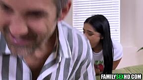 My step dad enjoys time with my step daughter and her lesbian friend