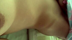 beautiful latina masturbates with dildo while watching her favorite porn